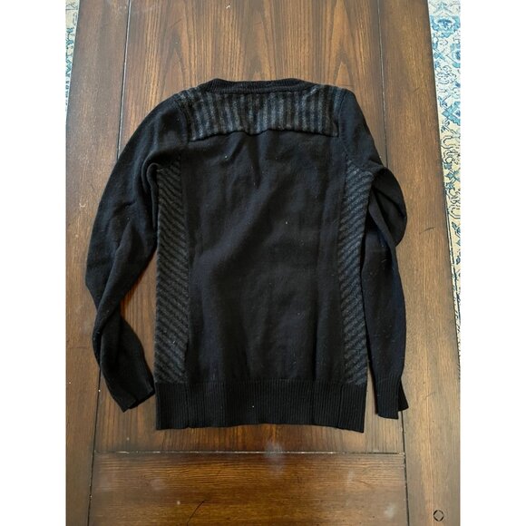 Smartwool Piney Lake Henley Sweater Merino Wool Women's Black Outdoor Layer XS - Picture 6 of 10